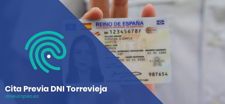 Cita Previa para el DNI en Torrevieja